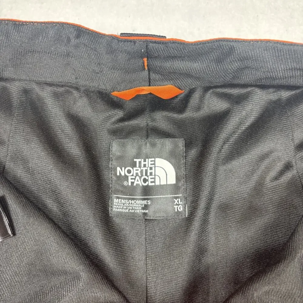 THE NORTH FACE MEN'S DAWN TURN HYBRID SKI/SNOW PANTS ORANGE/BLACK SIZE XL